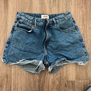 Wrangler denim 4 inch shorts